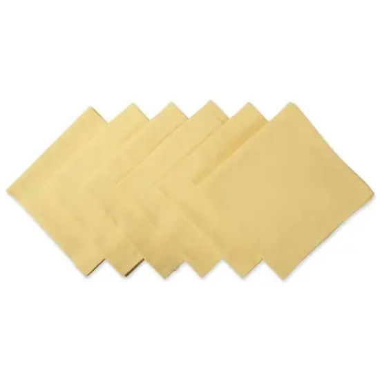 DII&reg; Oversized Napkin, 6ct. Yellow {1}