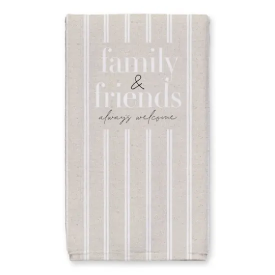 Family & Friends Always Welcome Tea Towel Set {3}