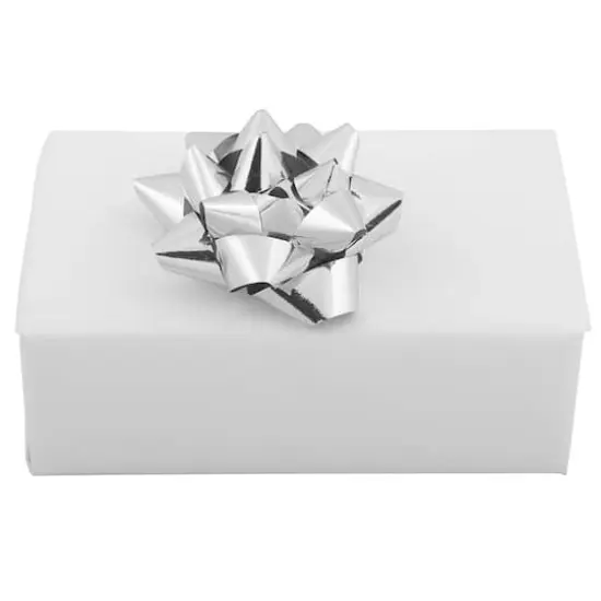 JAM Paper 3.5" Silver Gift Bow, 12ct. {4}