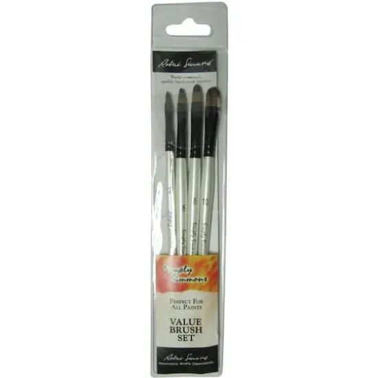 Simply Simmons Just Filberts 4 Piece Brush Set {1}
