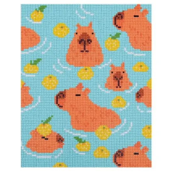 Capybaras Square Diamond Art Kit by Make Market&reg; {1}