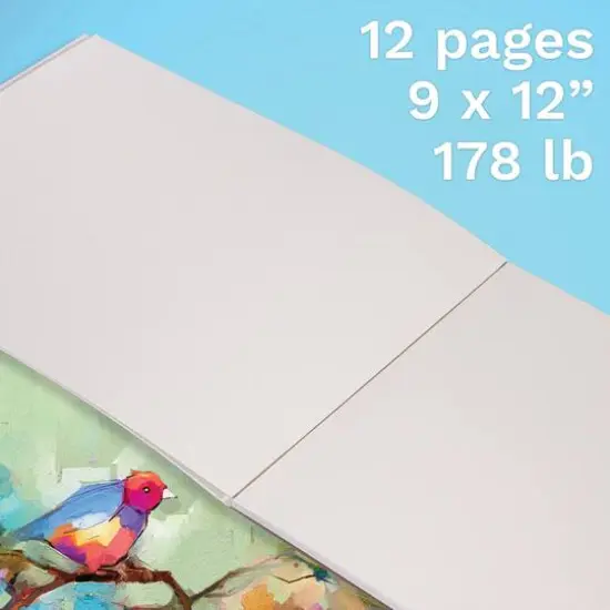 Canson&reg; Graduate Foldover Oil & Acrylic Pad, 9" x 12" {4}