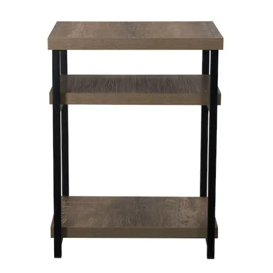 Household Essentials Jamestown Ashwood 2-Shelf End Table {9}