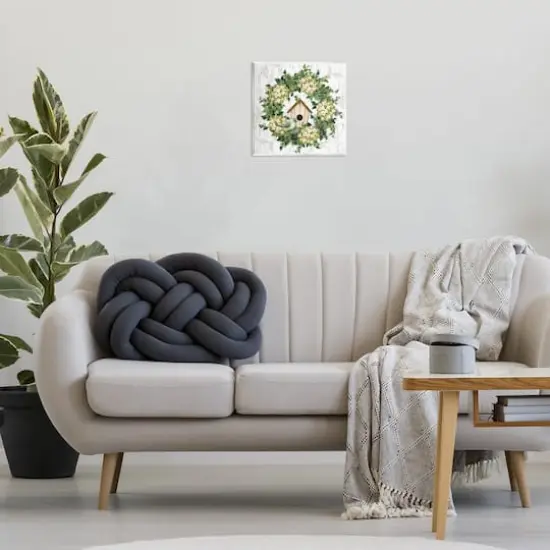 Stupell Industries Spring Birdhouse Wreath Wall Plaque Art {3}