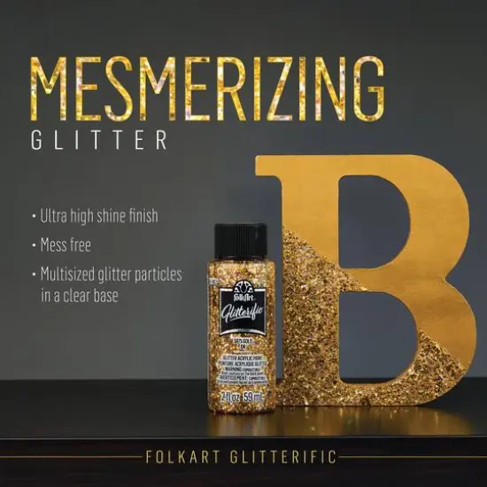 FolkArt&reg; Best Gold Metallic Acrylic Paint Color Set {6}