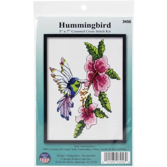 Design Works&trade; Hummingbird Counted Cross Stitch Kit {1}