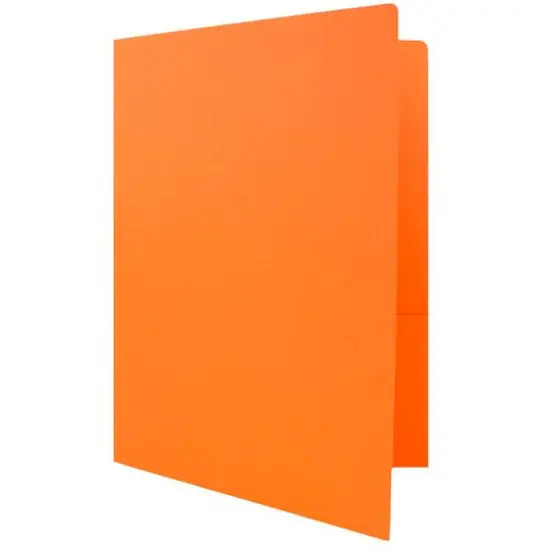 JAM Paper Premium Matte 2-Pocket Folders, 6ct. Orange {6}