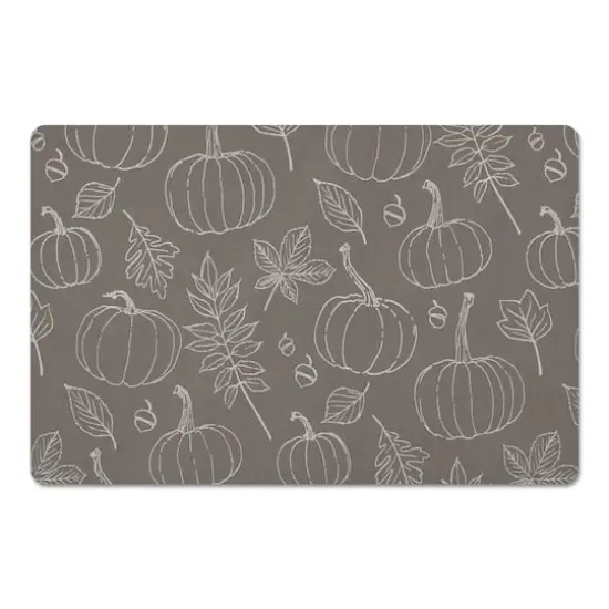 Gray Fall Pattern Floor Mat {1}