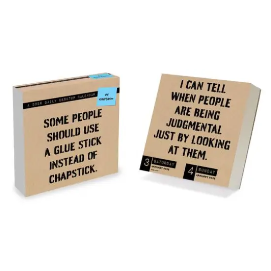 2026 Anti Affirmations/Daily Sarcasm Daily Desktop Calendar {1}