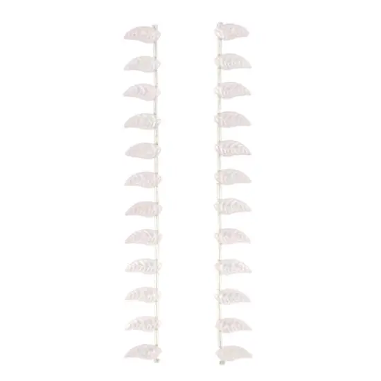 Pink Glass Leaf Beads, 18mm by Bead Landing&trade; {4}