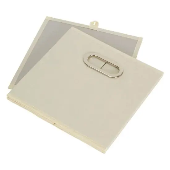 6 Pack Household Essentials 11" Fabric Storage Bins White {6}