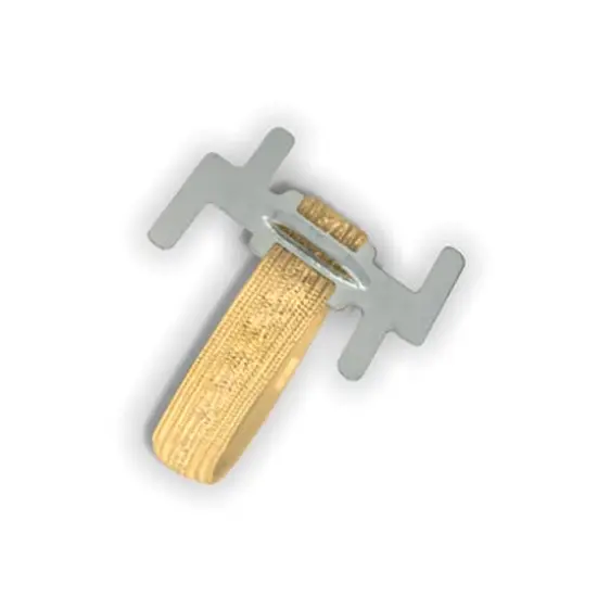 JAM Paper Lady Fitz Elastic Bracelet with Clip, 12ct. Gold {1}