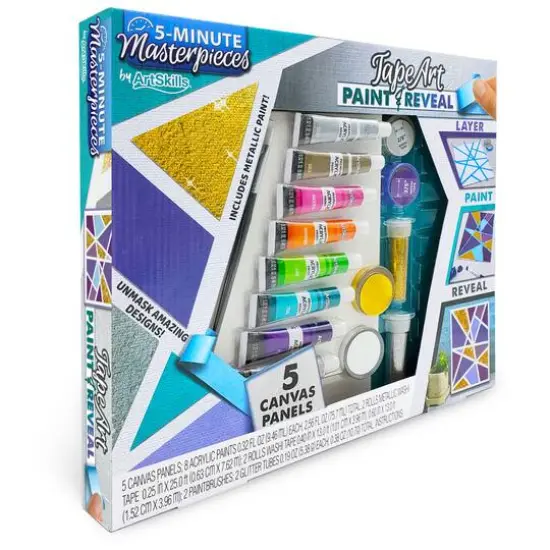 ArtSkills&reg; 5-Minute Masterpieces Tape Art Paint and Reveal {4}