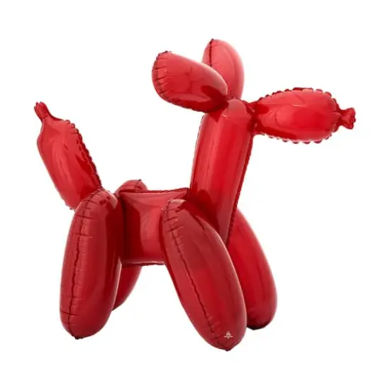 19" Red Balloon Dog Foil Balloon {1}