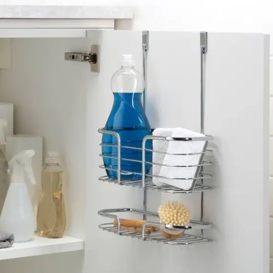 Kitchen Details Chrome 2-Tier Over the Cabinet Organizer {6}