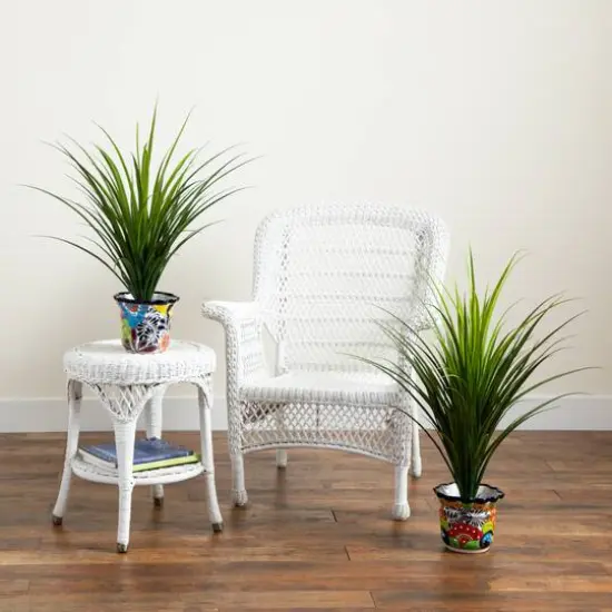 8" Handmade Mexican Talavera Ceramic Planter {13}