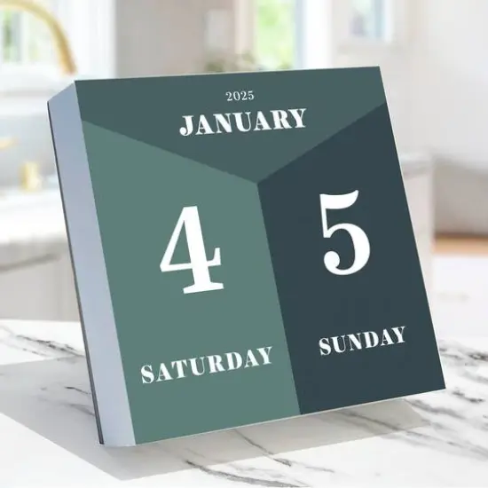 TF Publishing 2025 Big Print Daily Desktop Calendar {4}