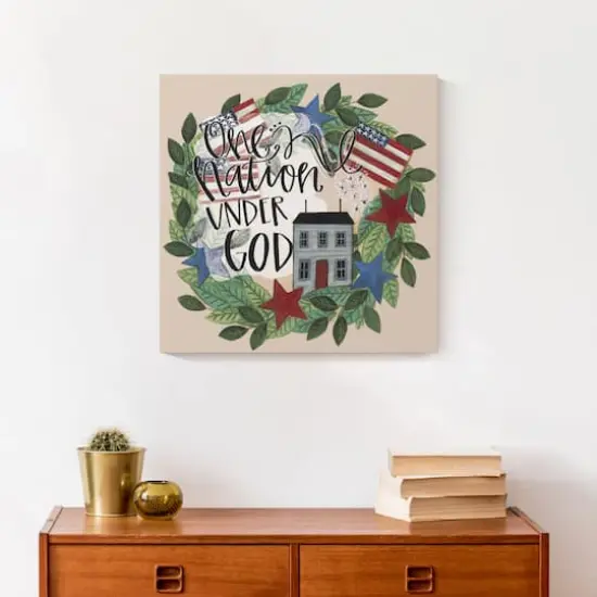 One Nation Under God Canvas Wall Art {3}