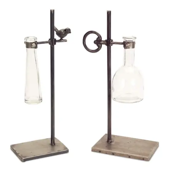 Bud Vases with Stand Set {1}