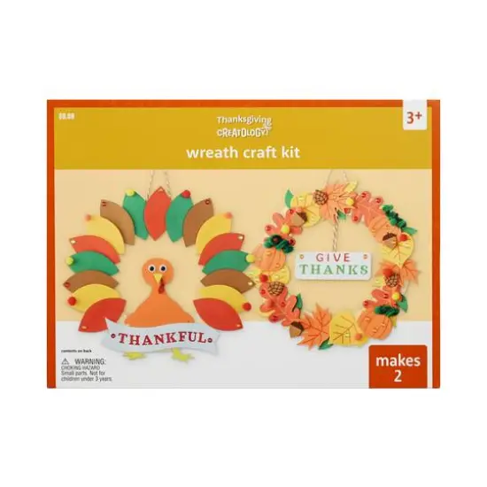 Thanksgiving Wreath Craft Kit by Creatology&trade; {3}