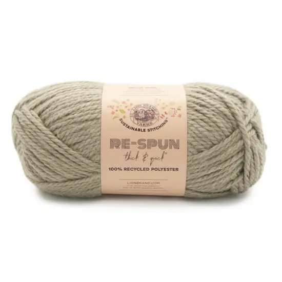 Lion Brand&reg; Re-Spun Thick & Quick&reg; Yarn Olive Branch {1}