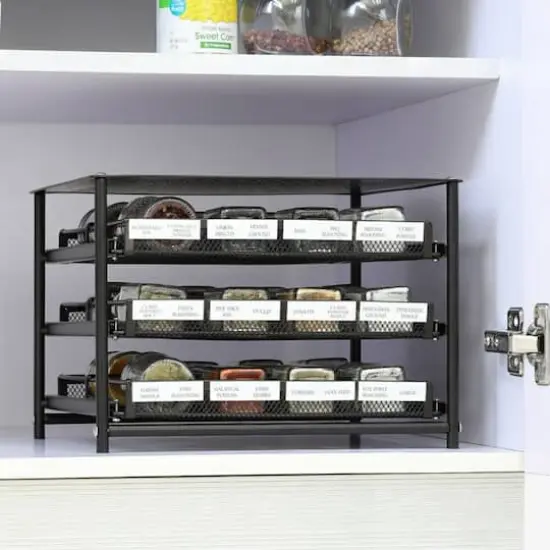NEX&trade; 3-Tier 24-Bottle Spice Rack Organizer {7}