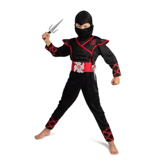 Bintiva Dress Up & Drama Play Ninja Costume Trunk Set {7}