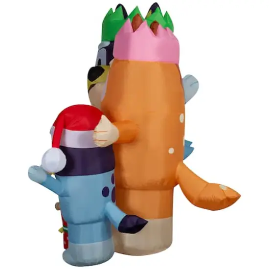 6ft. Airblown&reg; Inflatable Christmas Bluey & Family Scene {4}