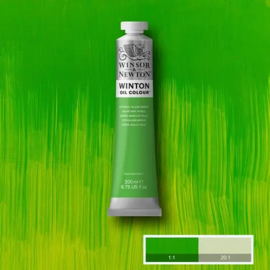 Winsor & Newton&trade; Winton 6.75oz. Oil Colour&trade; Paint Phthalo Yellow Green {3}