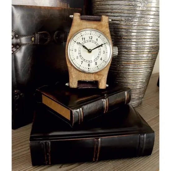 Brown Wood Traditional Book Box Set {3}