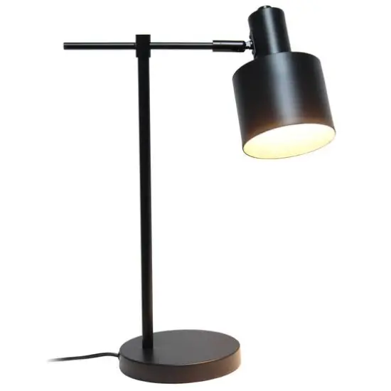 Lalia Home Mid Century Modern Metal Table Lamp Black {5}