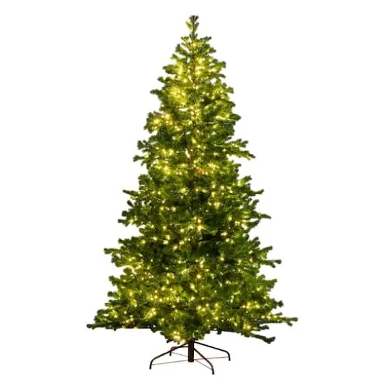 7.5ft. Pre-Lit California Spruce Artificial Christmas Tree, Color-Changing LED Lights {1}