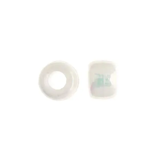 John Bead 9mm Opaque Plastic Pony Beads, 1,000ct. White Iris {4}