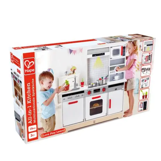 Hape All-In-1 Kitchen Kid's Wooden Toy Playset {3}