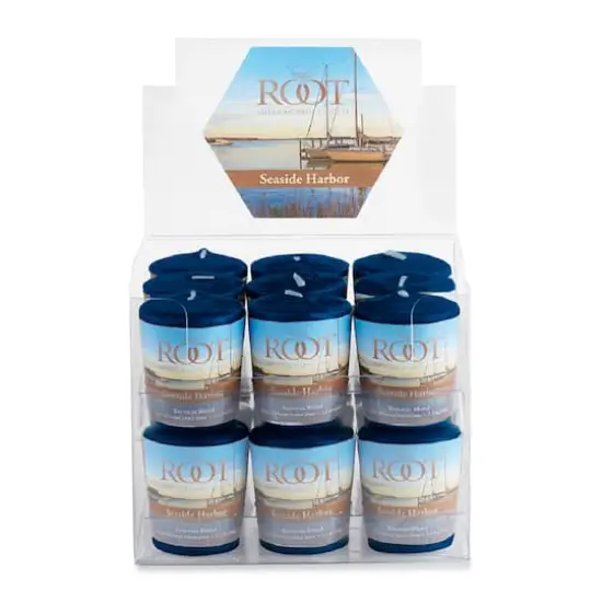 Root Candles Scented 20 Hour Beeswax Blend Votive Candles, 18ct. Seaside Harbor {1}