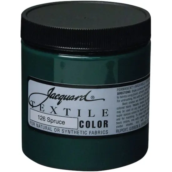 Jacquard&reg; Textile Color Fabric Paint, 8oz. Spruce {1}
