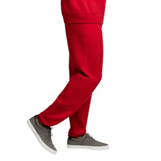 Fruit of the Loom Eversoft Fleece Elastic Bottom Sweatpant Red {5}