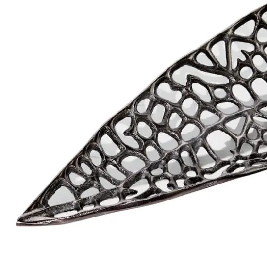 Black Aluminum Contemporary Tray Set {3}