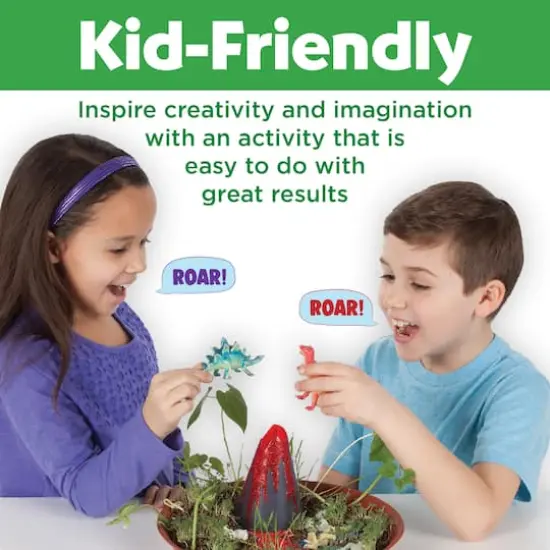 Creativity for Kids Grow N' Glow Dinosaur Habitat Kit {7}