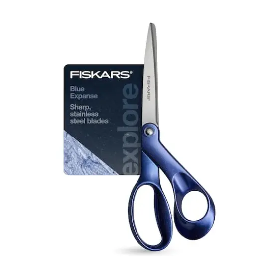 Fiskars&reg; Explore 8" Blue Expanse Metallic Scissors {6}