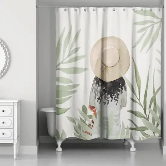 Sunhat Scene 71" x 74" Shower Curtain {3}