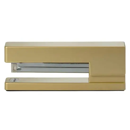 JAM Paper Modern Desk Stapler Gold {4}
