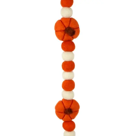 6ft. Felt Pumpkin & Pom Pom Garland by Ashland&reg; {3}