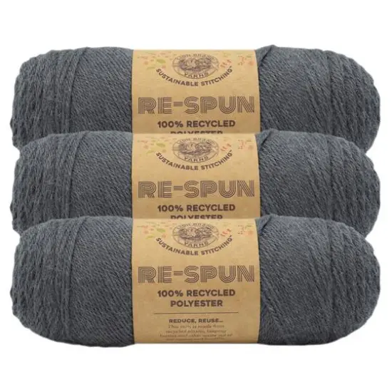 3 Pack Lion Brand&reg; Re-Spun Recycled Yarn Mercury {1}