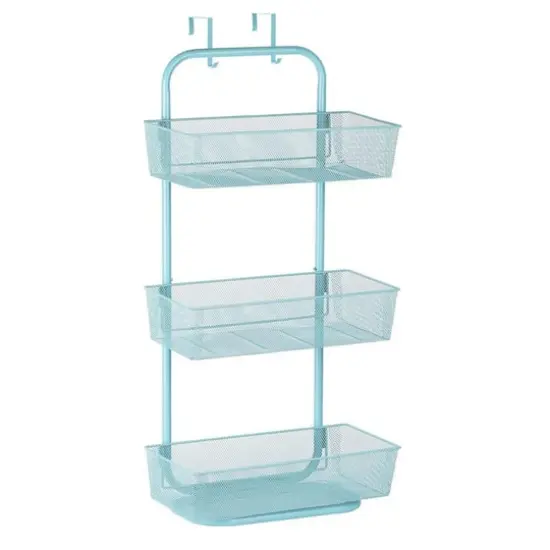 NEX&trade; 15" Over the Door Basket Organize Blue {1}