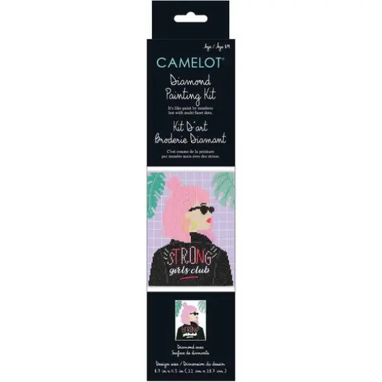 Camelot&reg; Dots Strong Girls Club Diamond Painting Kit {4}