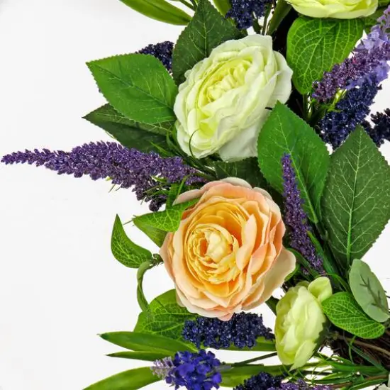 24'' Ranunculus and Astilbes Wreath {4}