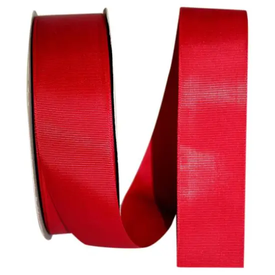 The Ribbon Roll 1.5" x 50yd. Grosgrain Solid Ribbon Scarlet {1}