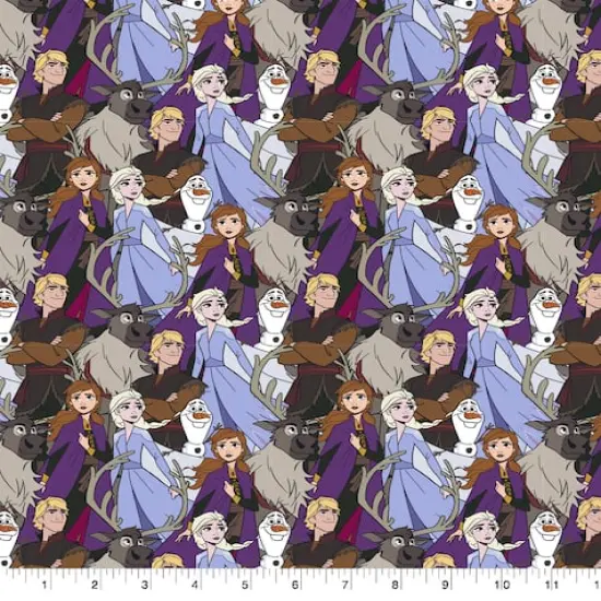 Disney&reg; Frozen 2 Friends Packed Cotton Fabric {1}