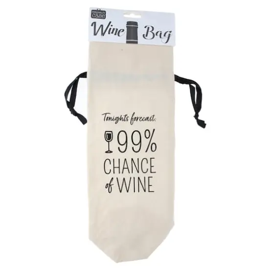 Personality Case&trade; Forecast Canvas Wine Bag {4}